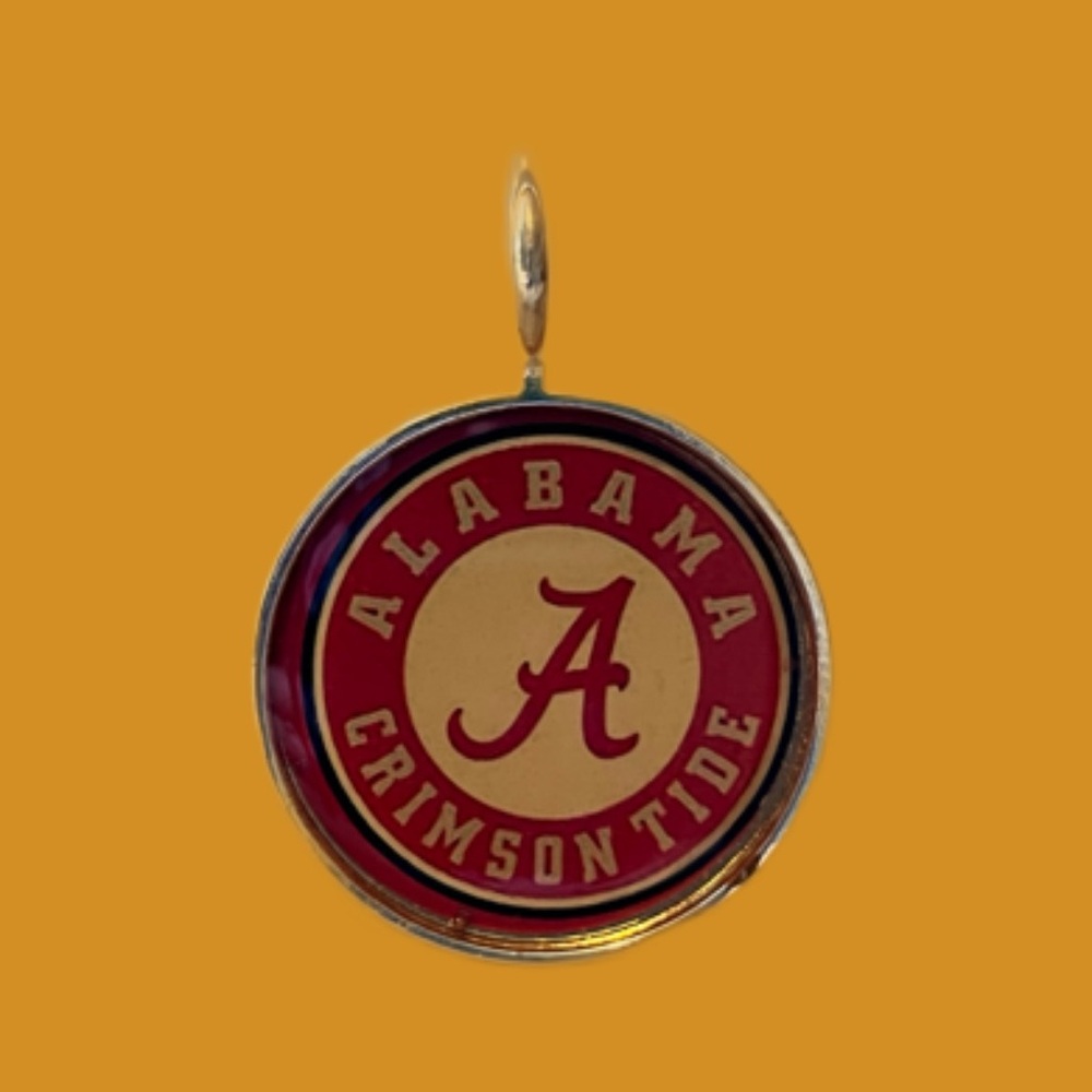 Alabama Crimson Tide Round Pendant